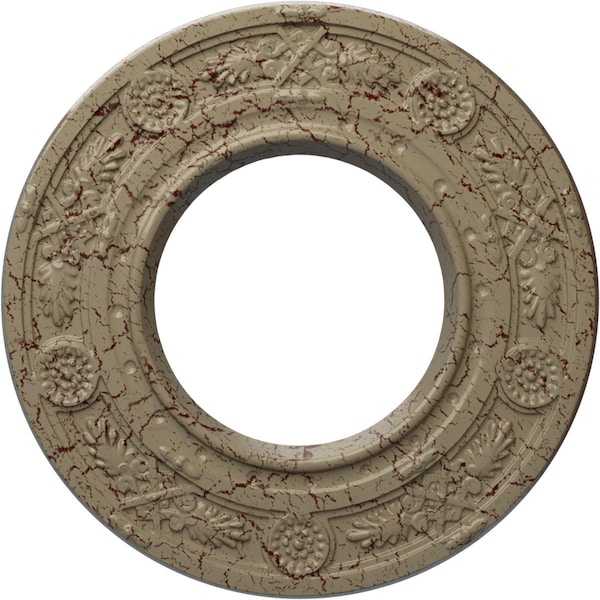 Ekena Millwork Daniela Ceiling Medallion (Fits Canopies up to 3 7/8"), 8"OD x 3 7/8"ID x 1/2"P, Gobi Desert Crackle CM08DNGDC - main
